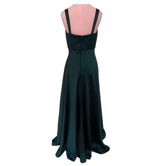 BHLDN Sachin & Babi Corset Style Ruffle Hem Gown - Picture 6 of 6